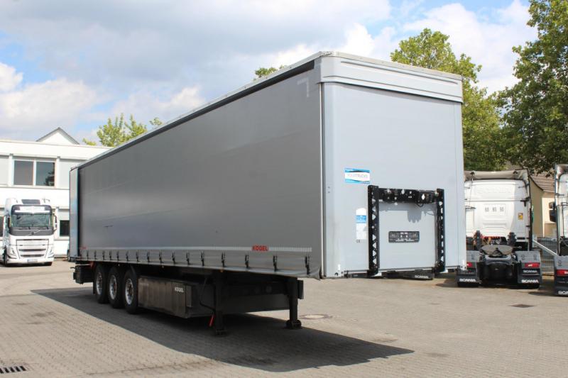 Semi-remorque Kögel   Plane Edscha Liftachsel   SAF Achsen  PK   COIL