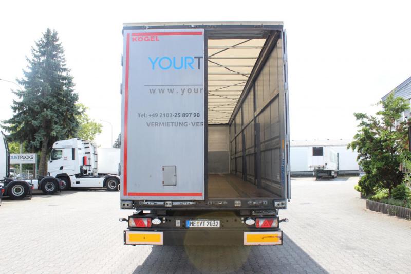 Semi-remorque Kögel   Plane Edscha Liftachsel   SAF Achsen  PK   COIL