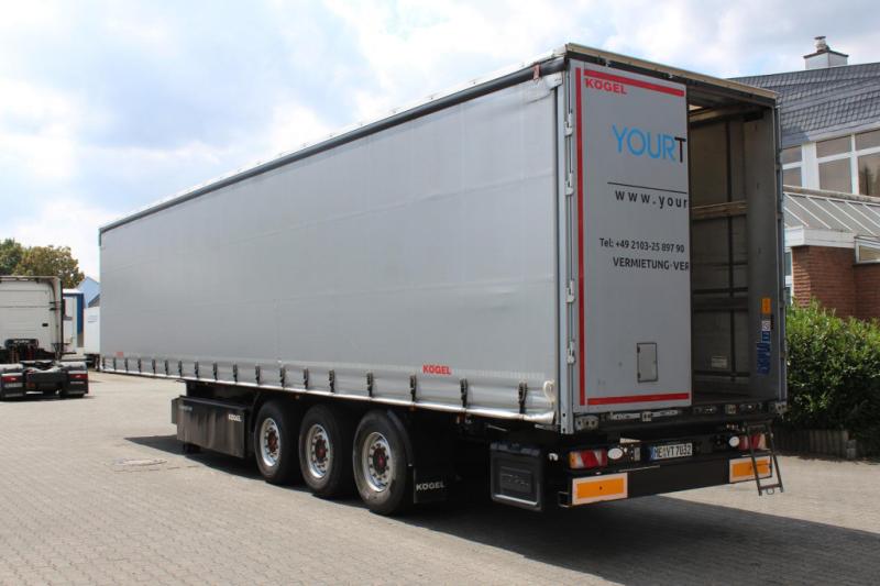 Semi-remorque Kögel   Plane Edscha Liftachsel   SAF Achsen  PK   COIL