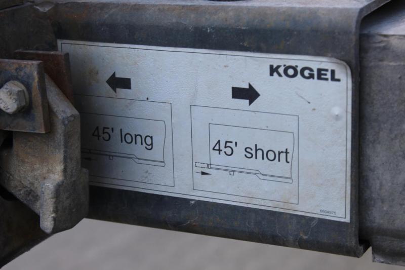 Semi-remorque Kögel   Multi Container Chassis Port 45 Triplex