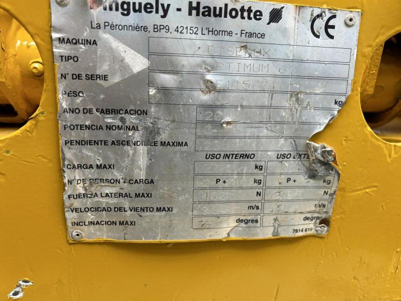 Nacelle Haulotte Optimum 6