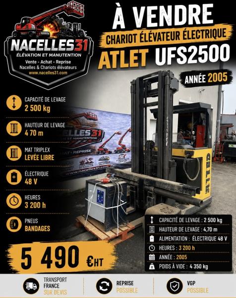 carretilla multidireccional Atlet UFS2500