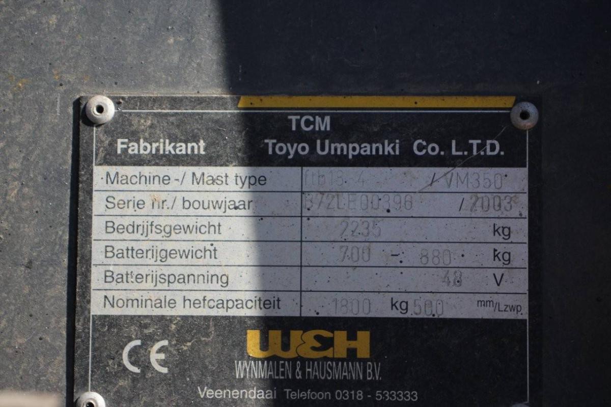 Gabelstapler  TCM FTB18-4