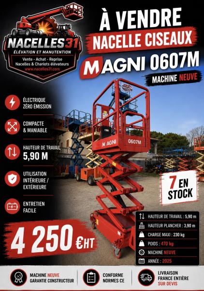 Piattaforma aerea Magni 0607M Neuve