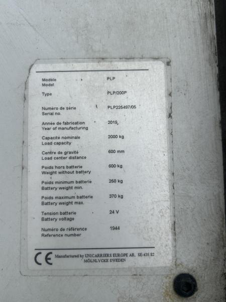 Transpalette Nissan PLP200