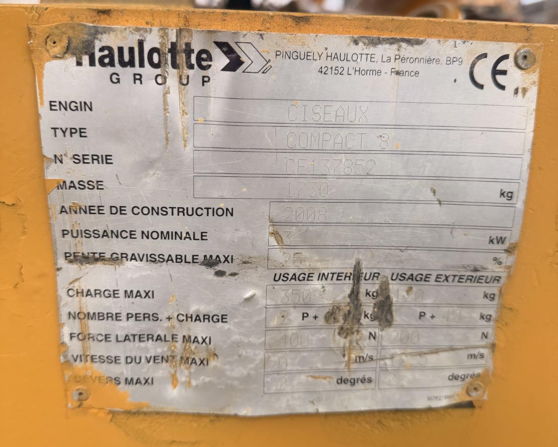 Nacelle Haulotte Compact 8