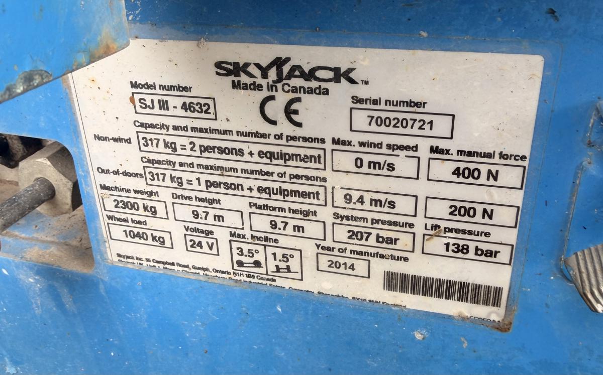 Nacelle Skyjack SJ 4632