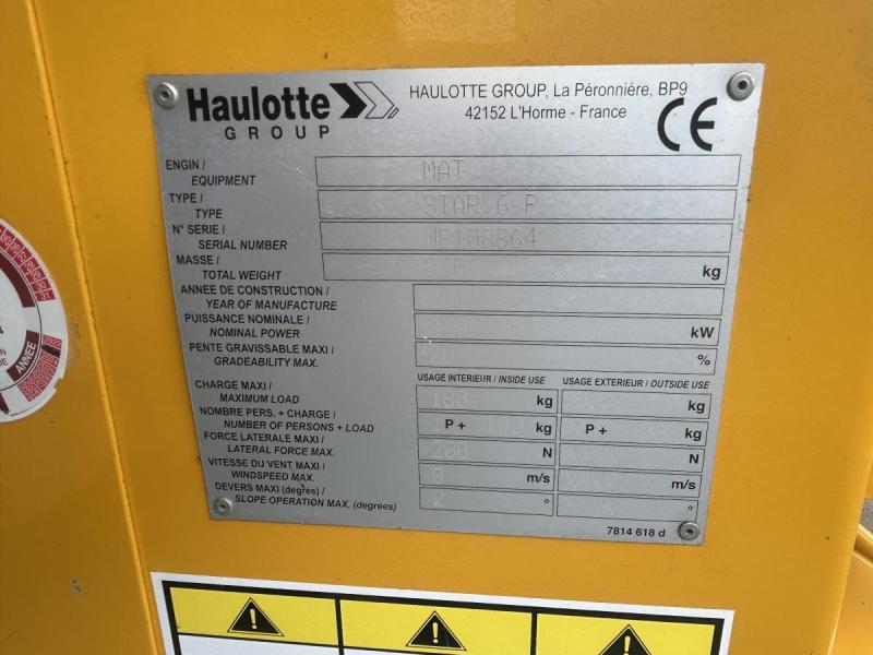 Nacelle Haulotte Star 6 Picking