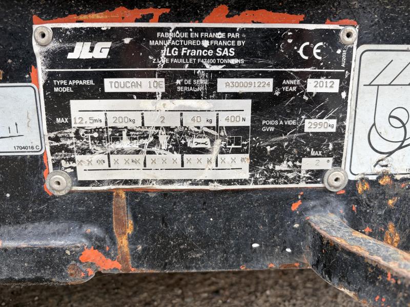 Piattaforma aerea JLG Toucan 10E