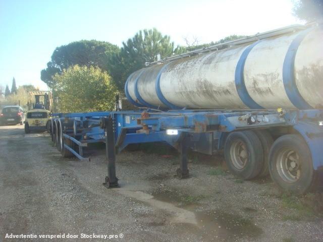 Photo Trouillet PORTE CONTAINER 40 PIEDS TROUILLET 38T CHARIOT 3 ESSIEUX ESSIEUX ROR SUSPENSIONS AIR ABS  image 5/7