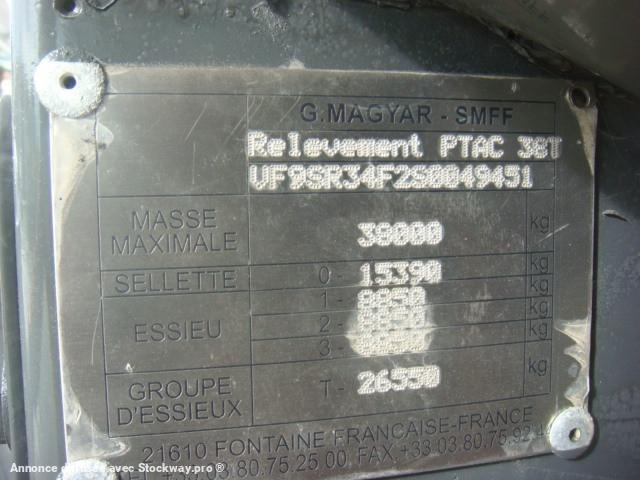 Photo Magyar CITERNE MAGYAR INOX CHIMIQUE 38T 32000L MONOCUVE  image 9/15