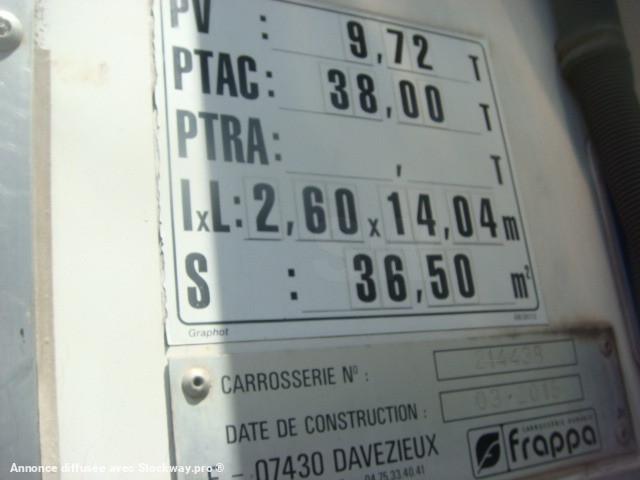 Photo Lecitrailer FRIGO DIESEL ELECTRIQUE 2015 PORTE PALETTE  image 17/19