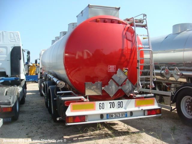 Photo Magyar CITERNE INOX CHIMIQUE MONOCUVE CALORIFUGEE COMPRESSIBLE 32500 L 2001  image 3/15