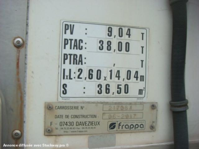 Photo Lecitrailer SREM FRIGO LECITRAILER 38T 2017  image 10/15