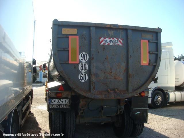 Trouillet SEMI REMOPRQUE BENNE TROUILLET 2 ESSIEUX 1991 