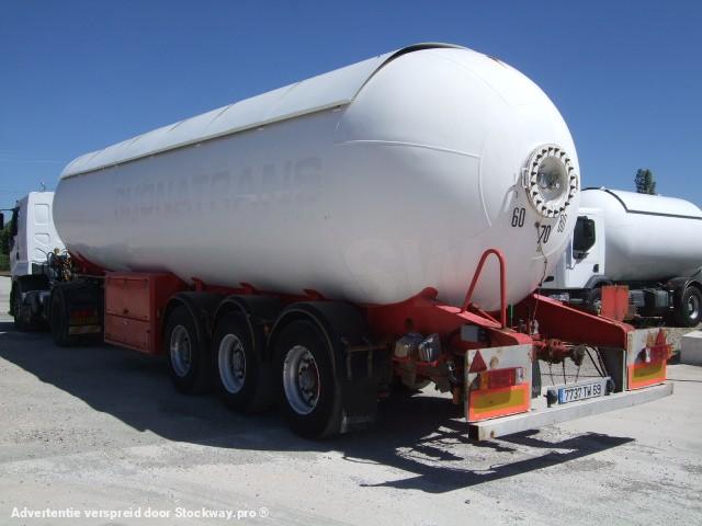 Photo Robine CITERNE GAZ  3 ESSIEUX SMB 49000 L MONOCUVE SUSPENSIONS AIR FREINS TAMBOURS  image 3/16