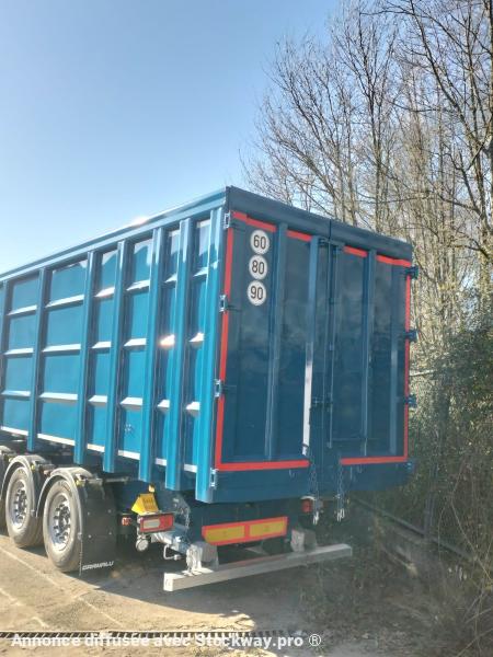 Photo Granalu Benne ferraille double vérins sous caisse caisse 62M3 image 2/5