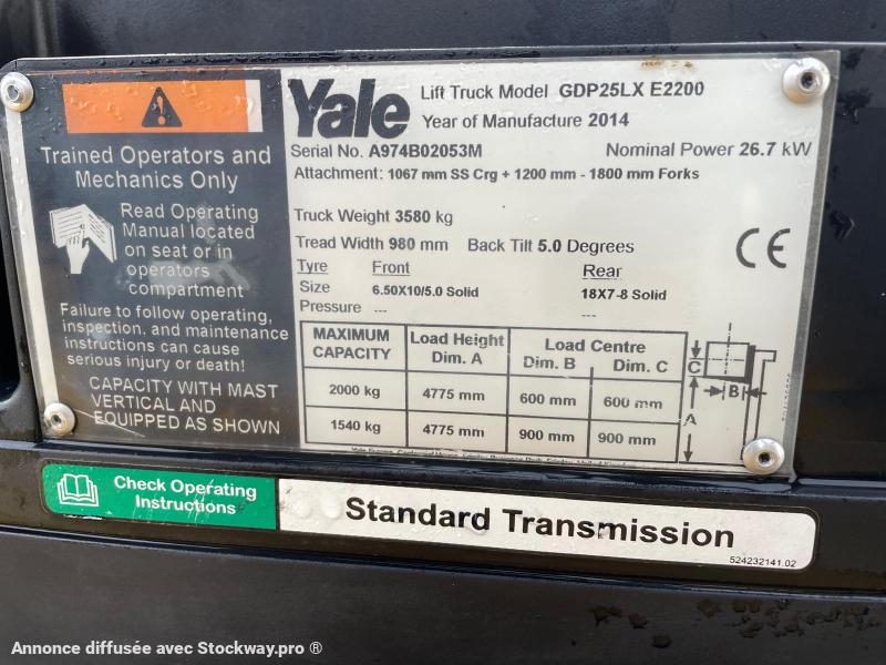 Photo Yale GDP25LX  image 9/13