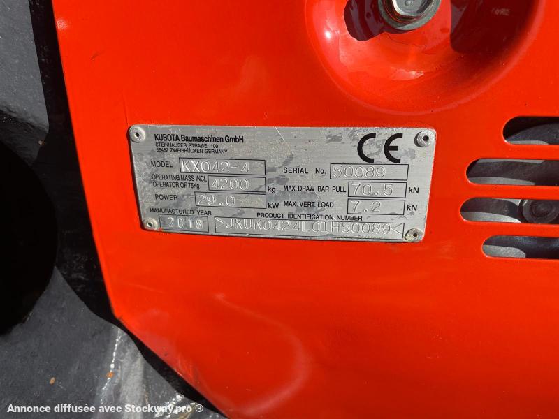 Photo Kubota KX042-4  image 14/19