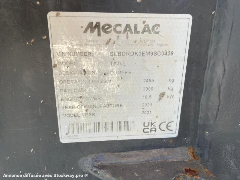 Photo Mecalac TA3SH  image 12/15