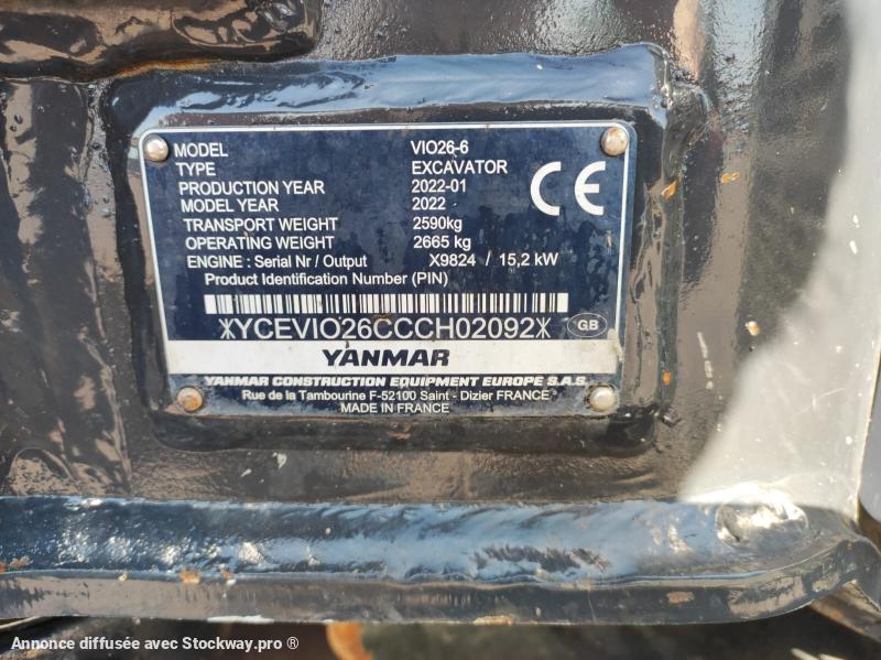 Photo Yanmar VIO26-6  image 3/13