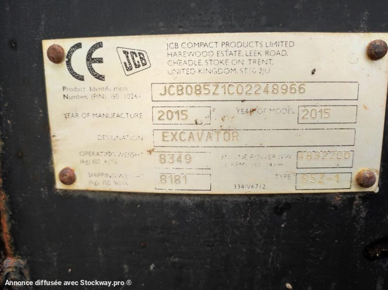 Photo Jcb 85Z-1  image 8/18
