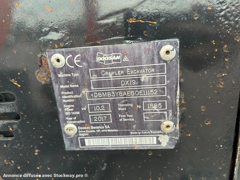 Photo Doosan DX19  image 4/12