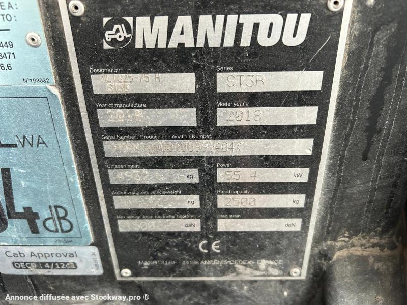 Photo Manitou MLT 625-75H  image 11/16