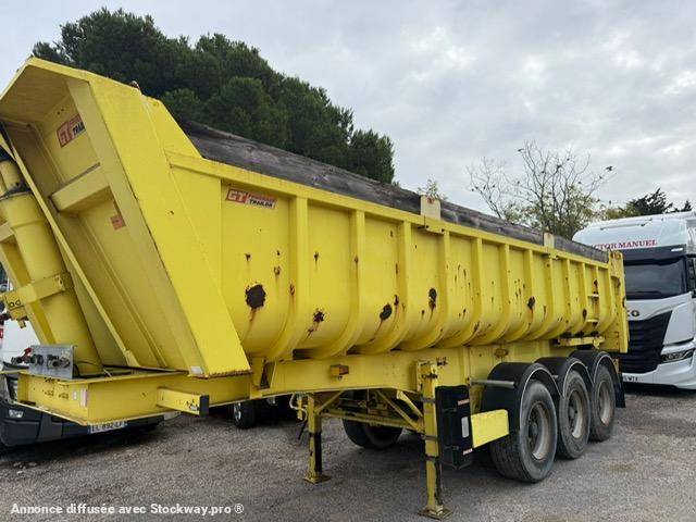 FRUEHAUF TRAILOR BENNE TP ACIER 3 ESSIEUX 