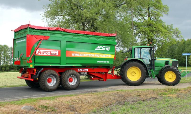 landwirtschaftlicher Anhänger Auto-Tech             Przyczepa Skrópowa tandemowa APS 16