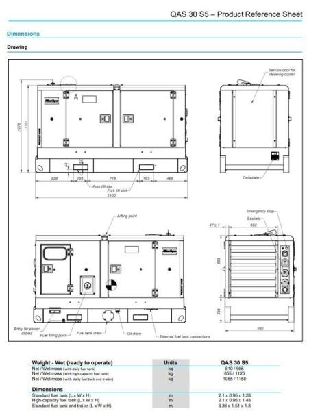 Bauausrüstung Atlas copco QAS 30