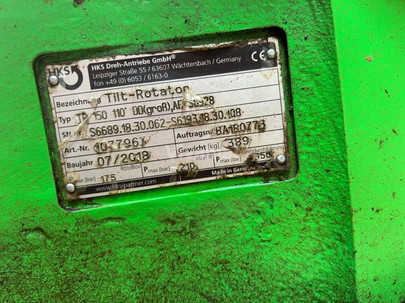Equipamentos de obras TILT ROTATOR TR150