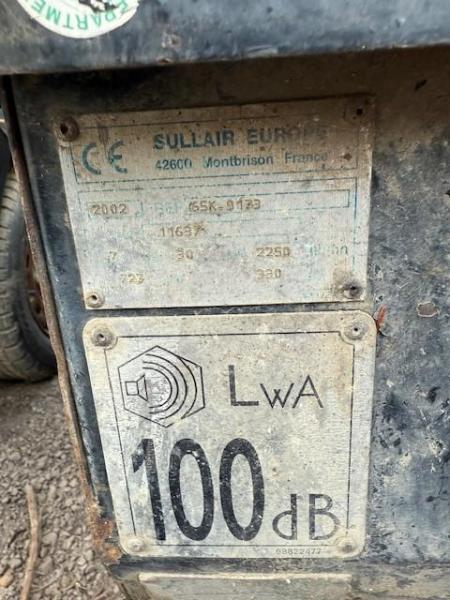Pièces détachées sullair europe 65K Système pneumatique Compresseur