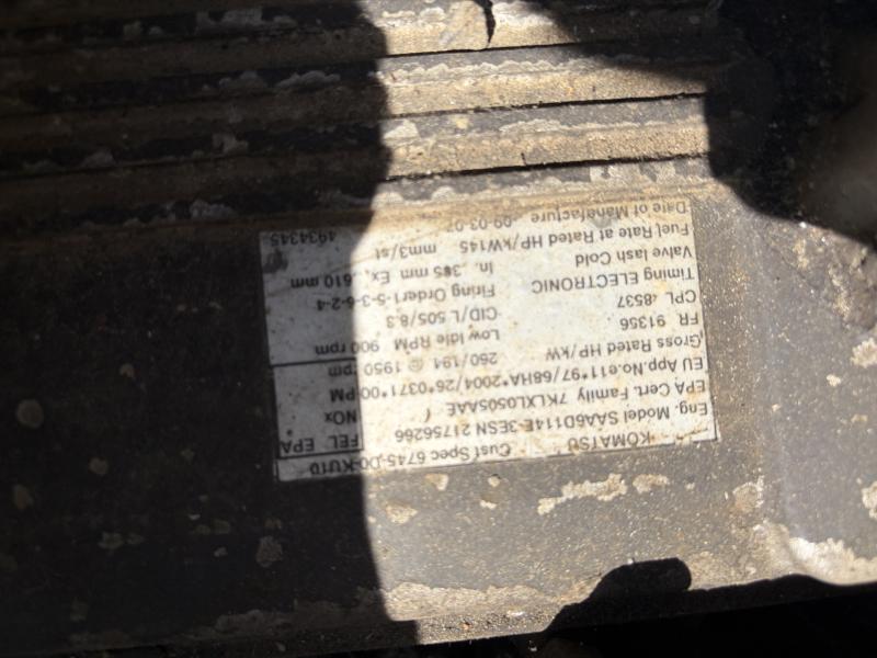 Pièces détachées KOMATSU SAA6D KOMATSU Moteur