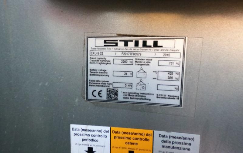 Transpallet Still EXU 22
