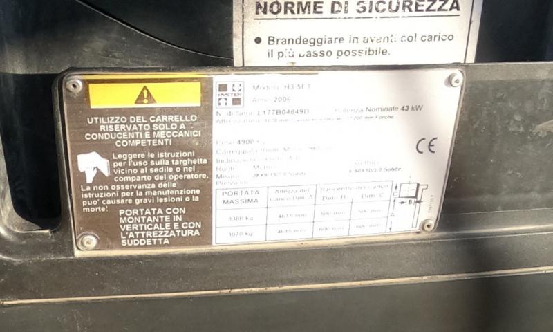 Carrelli elevatori Hyster H3.5FT