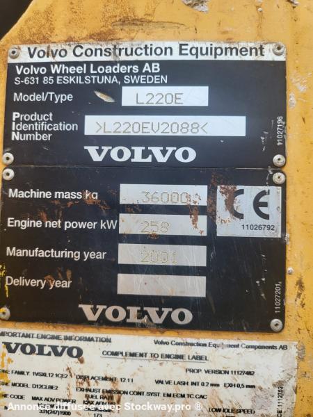 Photo Volvo L 220 E  image 8/28
