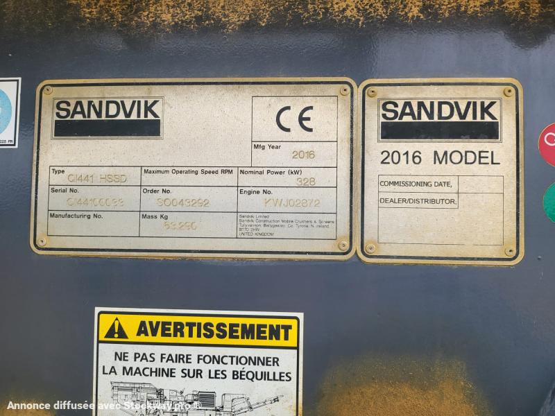 Photo Sandvik QI441 HSSD + Screener  image 26/26