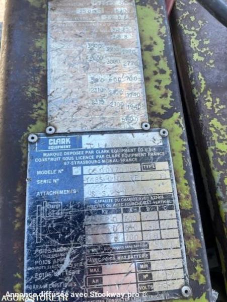 Photo Clark Clark 3.5 t thermique  image 8/8