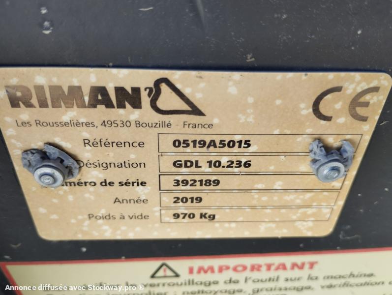 Photo RIMAN Godet à double déversement  image 8/8