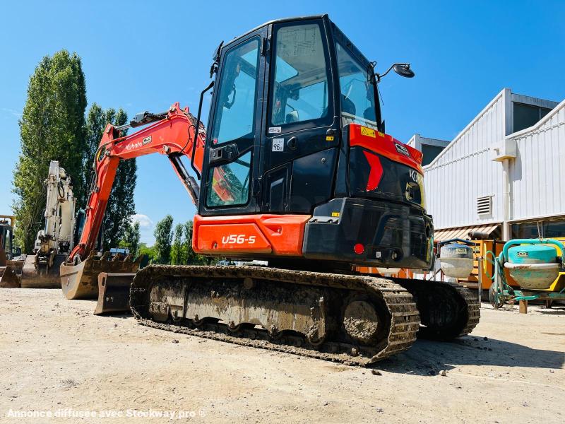 Photo Kubota Mini pelle U56-5  5.7 T  image 3/9