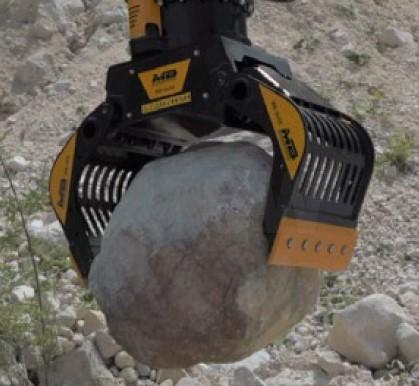 Ausrüstungen öffentliches Bauvorhaben MB CRUSHER PINCES DE TRI MB G400 S4