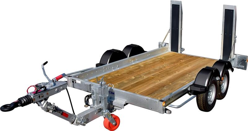 Ecim E350AF REMORQUE PORTE ENGINS 2 ESSIEUX 3T5 NEUVE