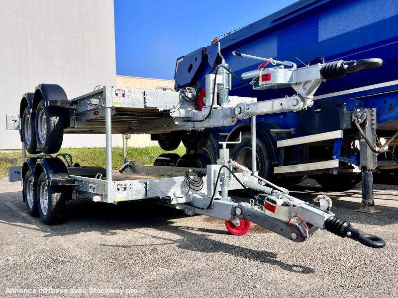 Photo Ecim E350AF REMORQUE PORTE ENGINS 2 ESSIEUX 3T5 NEUVE image 4/9