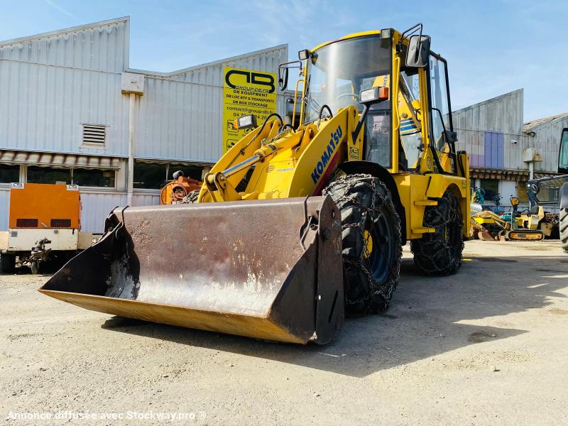 Photo KOMATSU Tractopelle WB70 (NET DE TVA)  image 1/14
