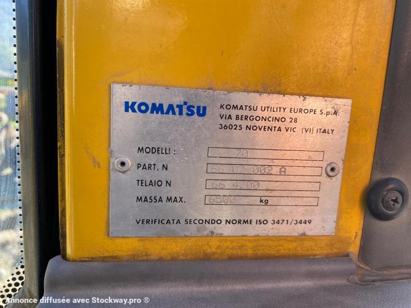 Photo KOMATSU Tractopelle WB70 (NET DE TVA)  image 14/14