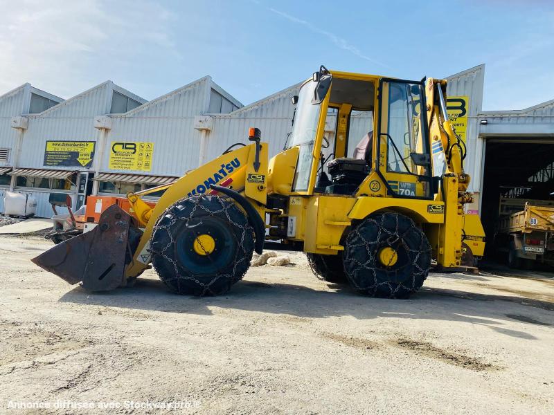 Photo KOMATSU Tractopelle WB70 (NET DE TVA)  image 2/14
