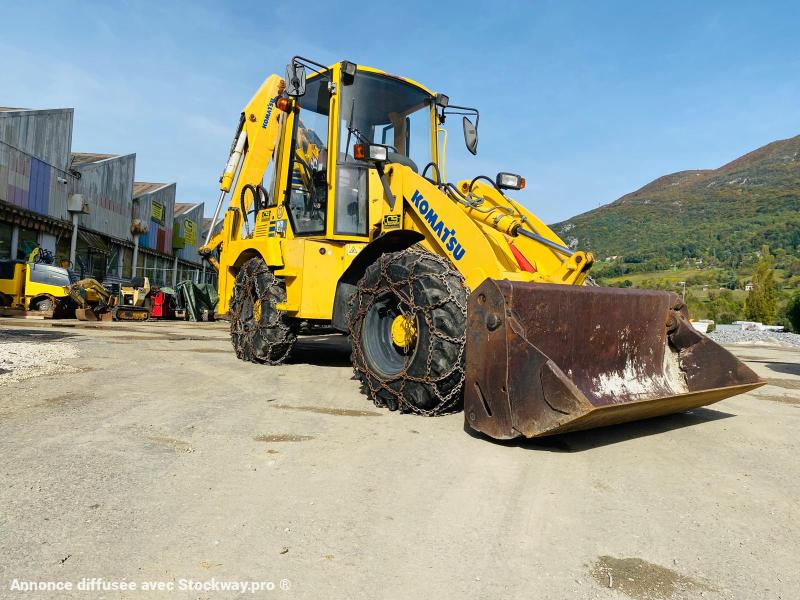 Photo KOMATSU Tractopelle WB70 (NET DE TVA)  image 7/14