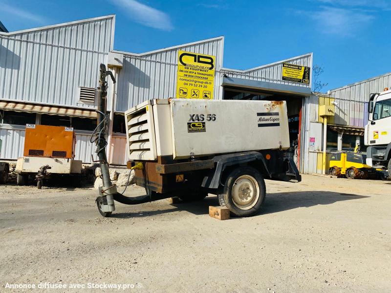 Photo ATLAS COPCO XAS 56 Compresseur d'air sur roues  image 1/11