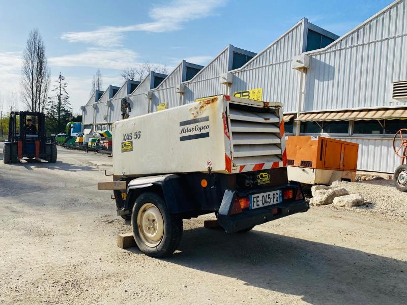 Matériel de chantier ATLAS COPCO XAS 56 Compresseur d'air sur roues